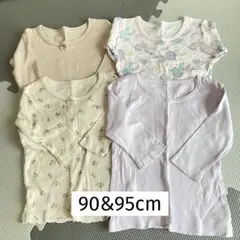 長袖肌着　8分丈　しまむら　FIBER HEAT 90cm 95cm