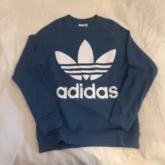 adidas Originals トレフォイル スウェット ブルーのサムネイル