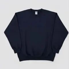 GILDAN ネイビー クルーネックスウェット