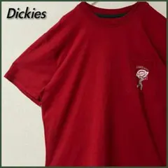 【良品】 Dickies ディッキーズ バックプリント Tシャツ 胸ポケット