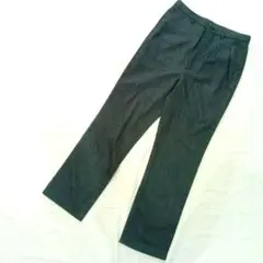 未使用♡レディースパンツ　ボトムス　ストレート　スラックス グレー　オフィス　Ｌ