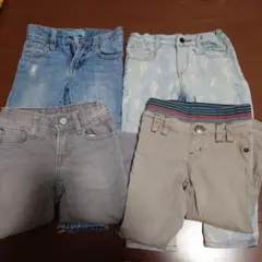 ベビー ボトムス 4点セット 95cm未満　　ベビージーパンセット