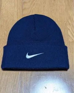 90s Nike ニット帽 ネイビー ONE SIZEのサムネイル