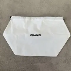 CHANEL ホワイト 巾着袋　シャネル　布袋