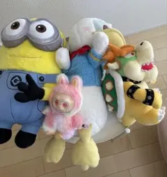 ぬいぐるみ 4体セット ミニオン ドナルド クッパ