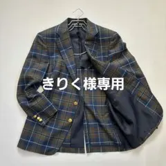 【美品】J.PRESS　テーラードジャケット　チェック柄　M　メンズ