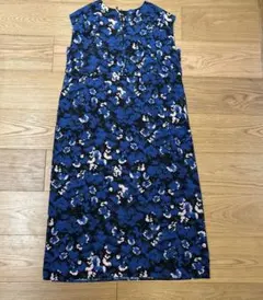 ✨美品✨パラスパレス 山藤柄 Aライン ロングワンピース 水彩 花柄 