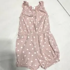 H&M ピンクと白の水玉ロンパース 80cm
