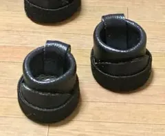 ぬい靴 10cmぬい用 合皮ブーツ 黒