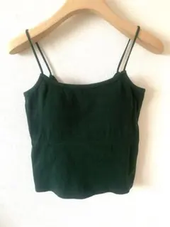 【MOUSSY】BACK OPEN CUP IN キャミソール グリーン カップのサムネイル