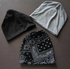 ケア帽子3枚セット　まとめ売り　医療用帽子