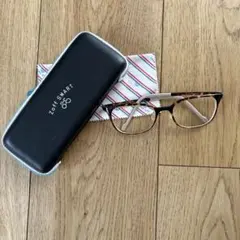 zoff メガネ 度入り　眼鏡　ケース付き