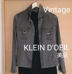KLEIN D'OEIL　ジャケット　アウター　美品　ジップアップ　ブルゾン