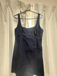 新品　ZARA デニム キャミワンピース Mサイズ