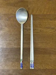 AG925 銀製　スプーンと箸のセット　約225g AG925 銀製 スプーンと箸のセット 約225g | Mercari