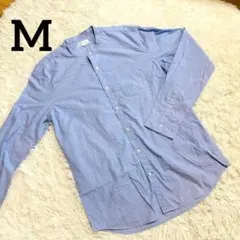 【GAP】長袖 シャツ/ブラウス/ノーカラー/メンズ/Mサイズ