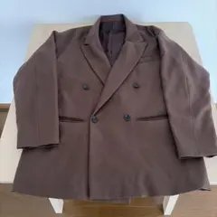 Mr.OLIVE ミスターオリーブ　ポリエステル ジャケット　M ブラウンのサムネイル