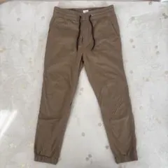 H&M スリムフィットストレッチジョガーパンツ S ブラウン