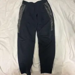 黒 ジョガーパンツ サイドポケット付き