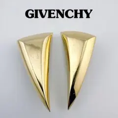 GIVENCHY / ジバンシー　ゴールドカラー トライアングル イヤリングのサムネイル