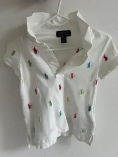 Polo Ralph Lauren ホワイト ポロシャツ 3/3T