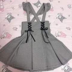 アンクルージュ Ank Rouge リボン チェック スカート 量産型 地雷系