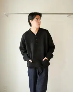 最終値下げ‼️BonBon store 苔ニット黒