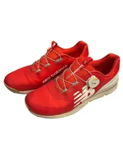 new balance 574 ゴルフシューズ　赤