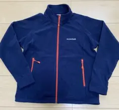mont-bell フリース長袖　kids 140 ネイビー