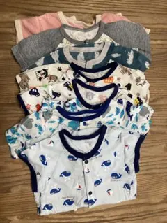 値下げ　半袖ロンパース7枚セット