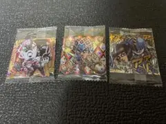 ジョジョの奇妙な冒険　黄金の風　ウエハースシールにふぉおるめーしょん　5部　3枚