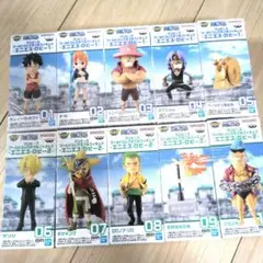 ワンピース　ワールドコレクタブルフィギュア　エニエス・ロビー10体セット