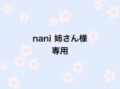 nani 姉さん様専用ページ