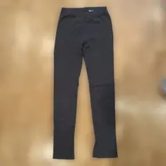 UNIQLO リブレギンス L ダークグレー