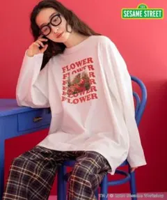 【SESAME STREET(セサミストリート)】コラボ フォトロングTシャツ
