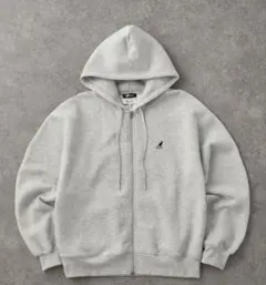 KANGOL グレー フルジップパーカー Mサイズ