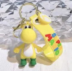SUPER MARIO ヨッシー キーホルダー ストラップ　イエロー