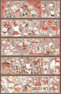 専属熊熊  制雪森林  海外マステ 人物マステ 女の子 動物 まとめ売り 専属熊熊 制雪森林 海外マステ 人物マステ 女の子 動物 まとめ