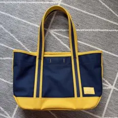 PORTER ネイビー/イエロー トートバッグ　ポーターガール