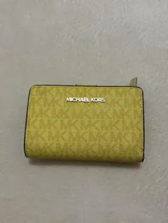 MICHAEL KORS イエロー 二つ折り財布