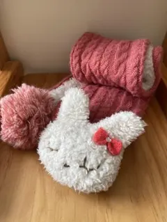 KP ニットプランナー　ウサギマフラー