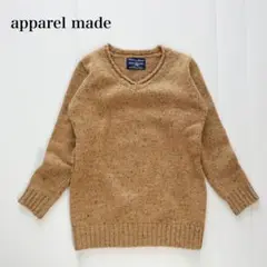 American Apparel ウール混セーター Ｖネック マーブル 着回し