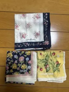 ハンカチ 3枚yoshie inaba KENZO JUNKO SHIMADAのサムネイル