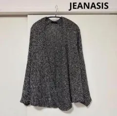 JEANASIS ブラック系　フリーサイズ　ドルマンニットカーディガンのサムネイル