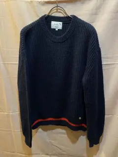 アーノルドパーマー　リブニット　セーター　ネイビー　レッド　トラッド　プレッピー