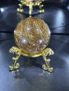 ルチルクォーツ　スフィア 　43mm　 111g 大玉
