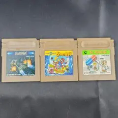 ca2 ゲームボーイ　ソフト　3つ まとめ売り　ソーラーストライカー　などのサムネイル
