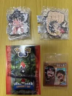 ワンピース　グッズ&ポケモンシール