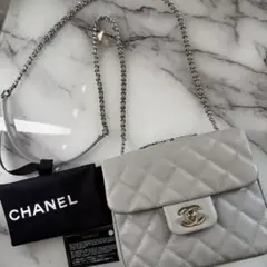 美品CHANEL4層キャビアスキン3way 黒 マトラッセチェーンショルダー 