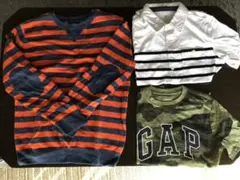GAP KIDS 半袖（新品）＆セーター（中古）3点セット